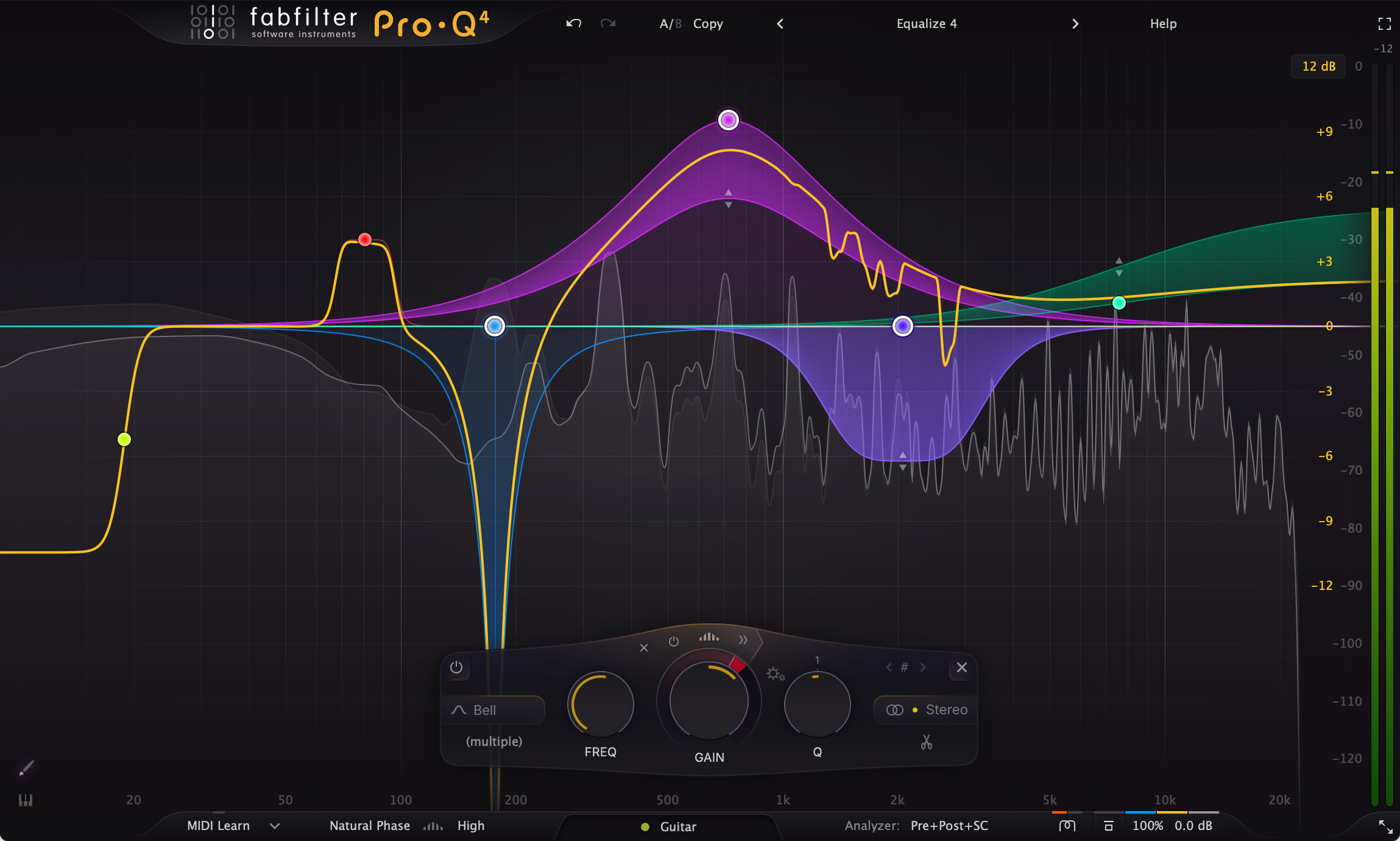 Pro-Q 4 plug-in interface